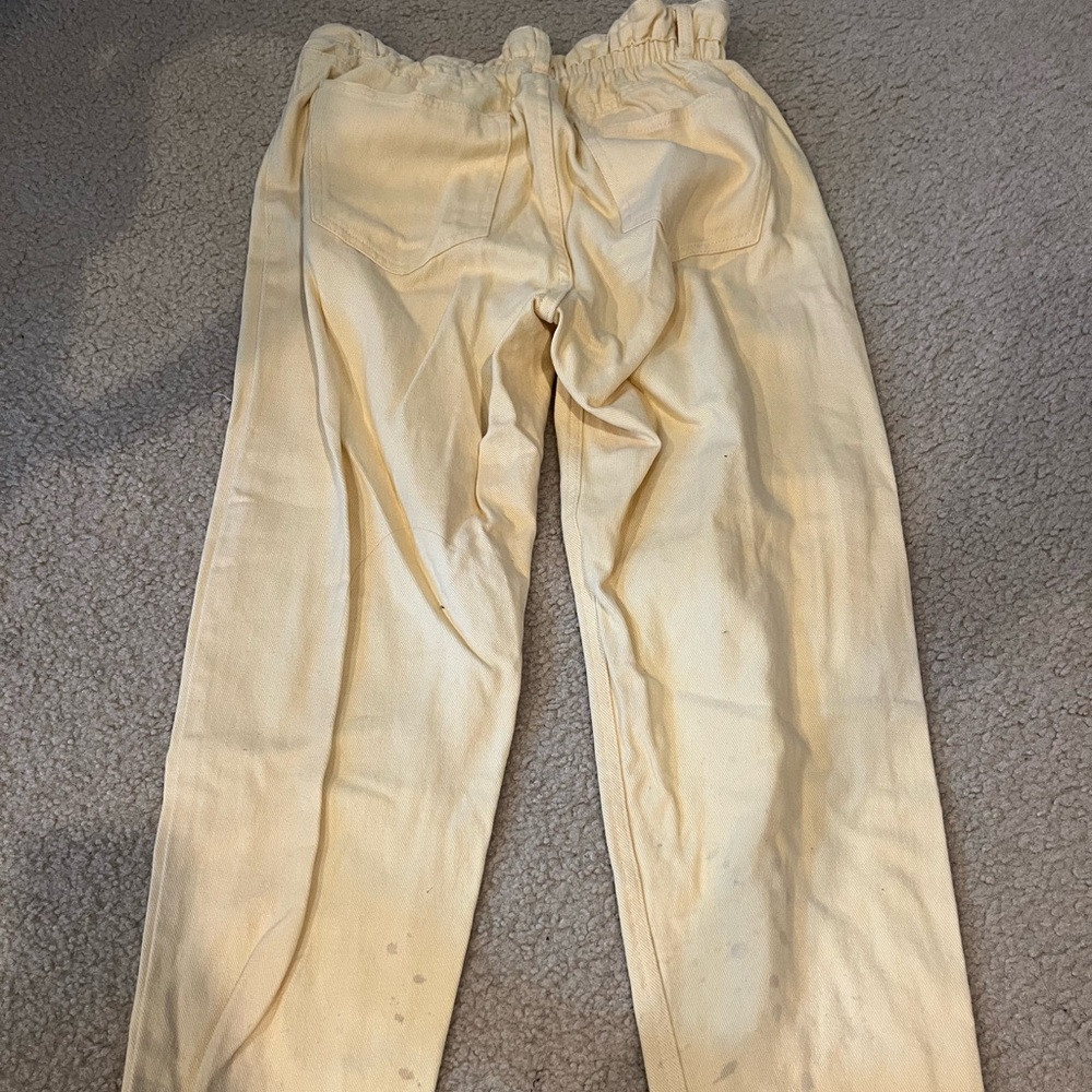 yellow jeans